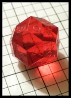 Dice : Dice - DM Collection - Armory Red Transparent 1-0 Plus Minus - Ebay Sept 2011